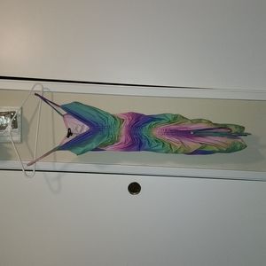 Tie Dye ruched dress size S